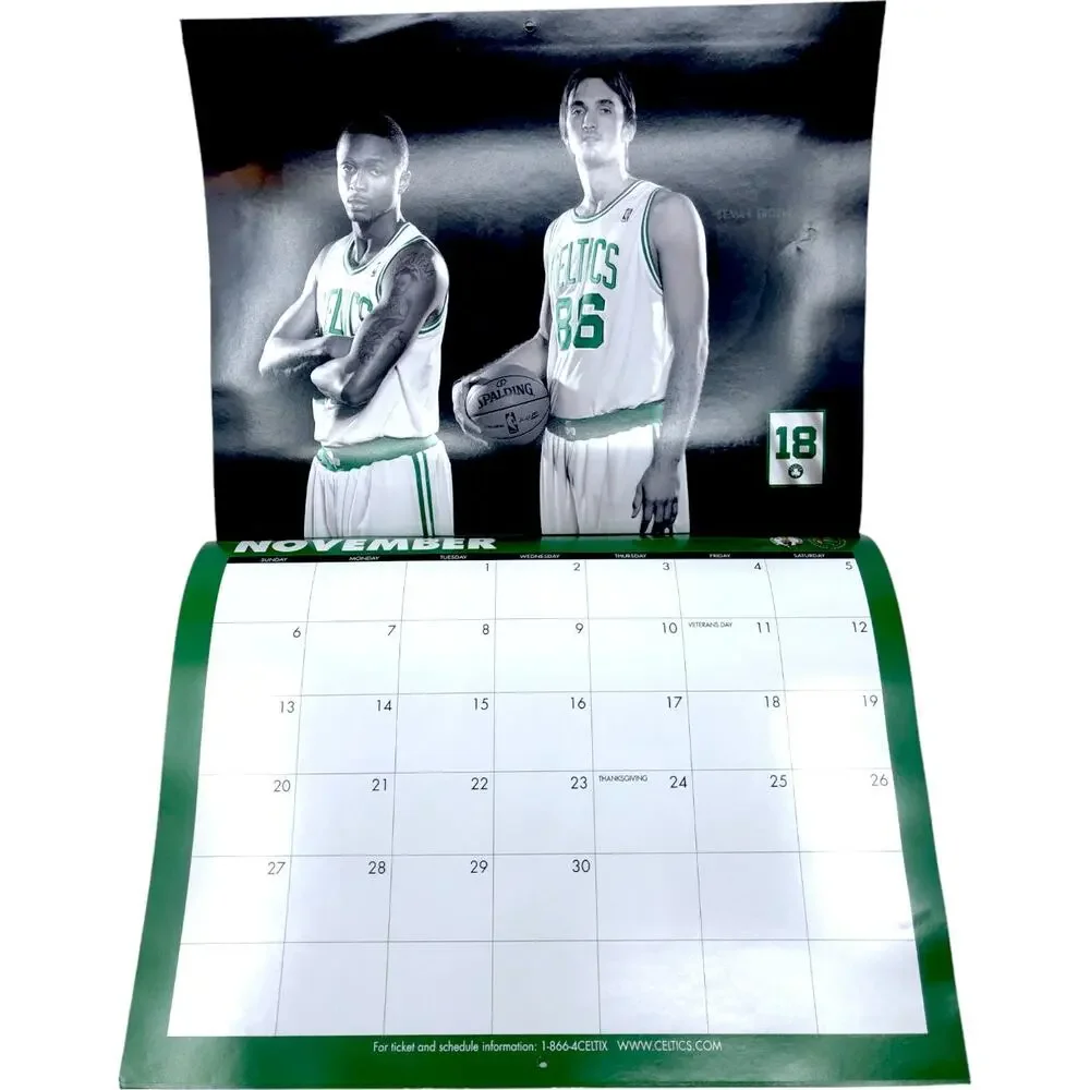 Boston Celtics 2011 Team Calendar *NEW*